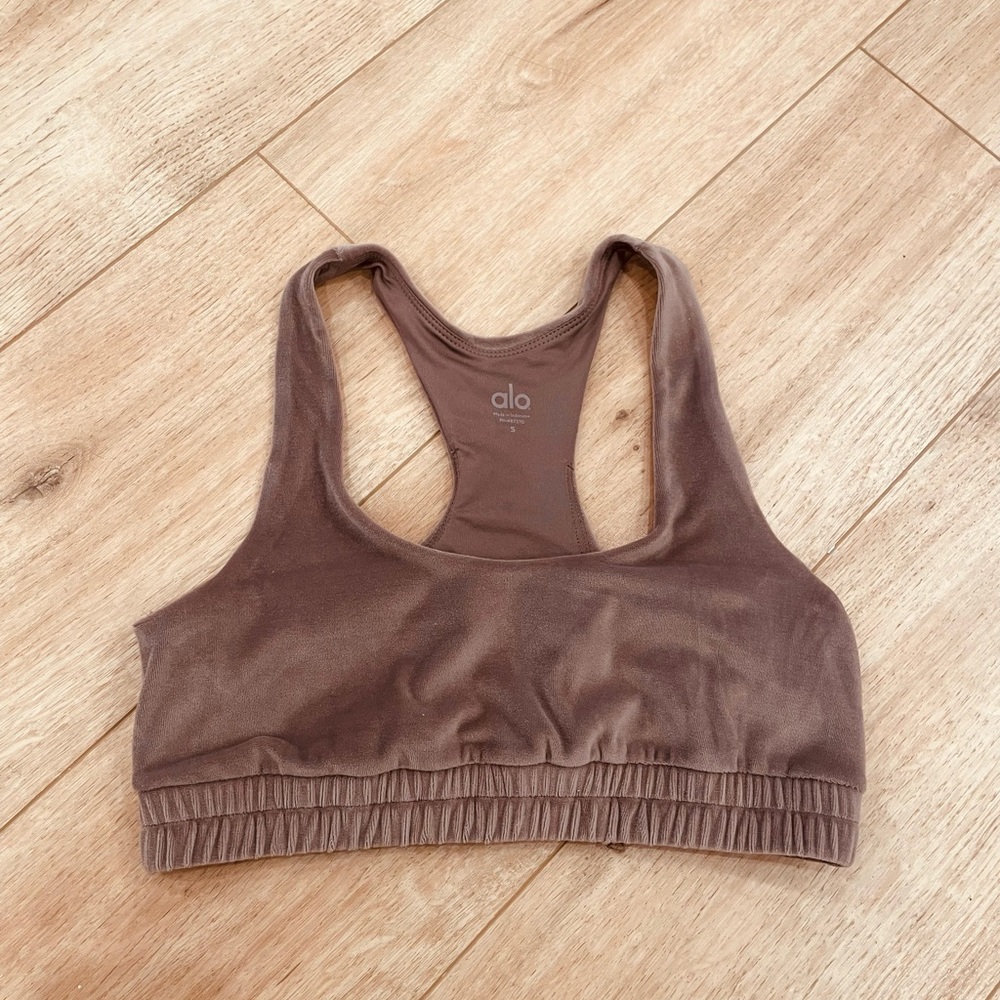 Alo brown sport bra velore
